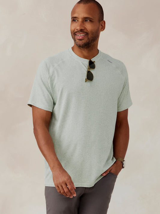 tasc Performance Carrollton T-Shirt - Agave Heather