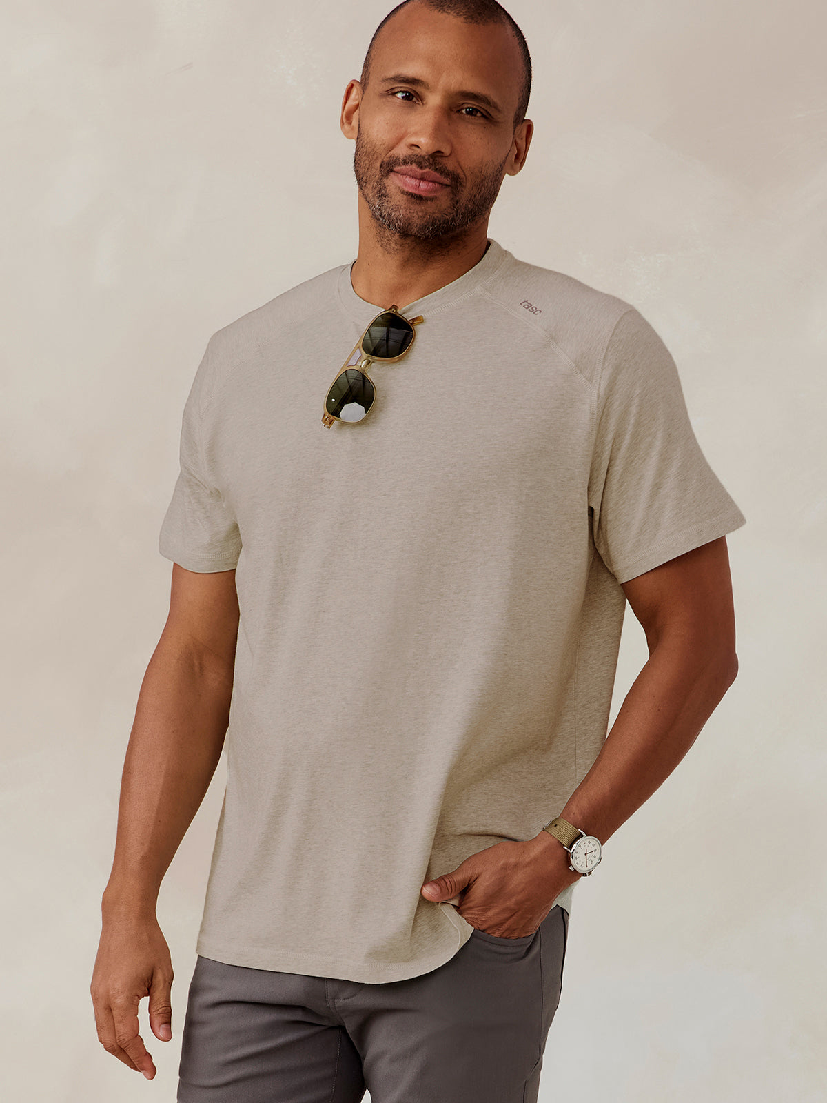 tasc Performance Carrollton T-Shirt - Gray Oak Heather