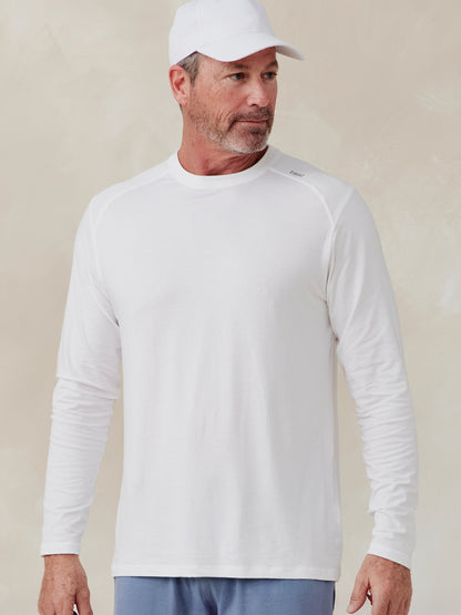 tasc Performance Carrollton Long Sleeve T-Shirt - White