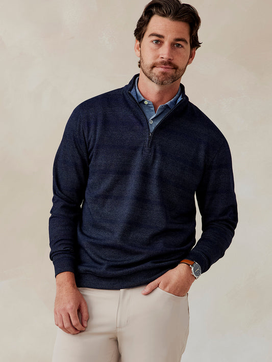 tasc Performance Crest Jacquard Quarter Zip
