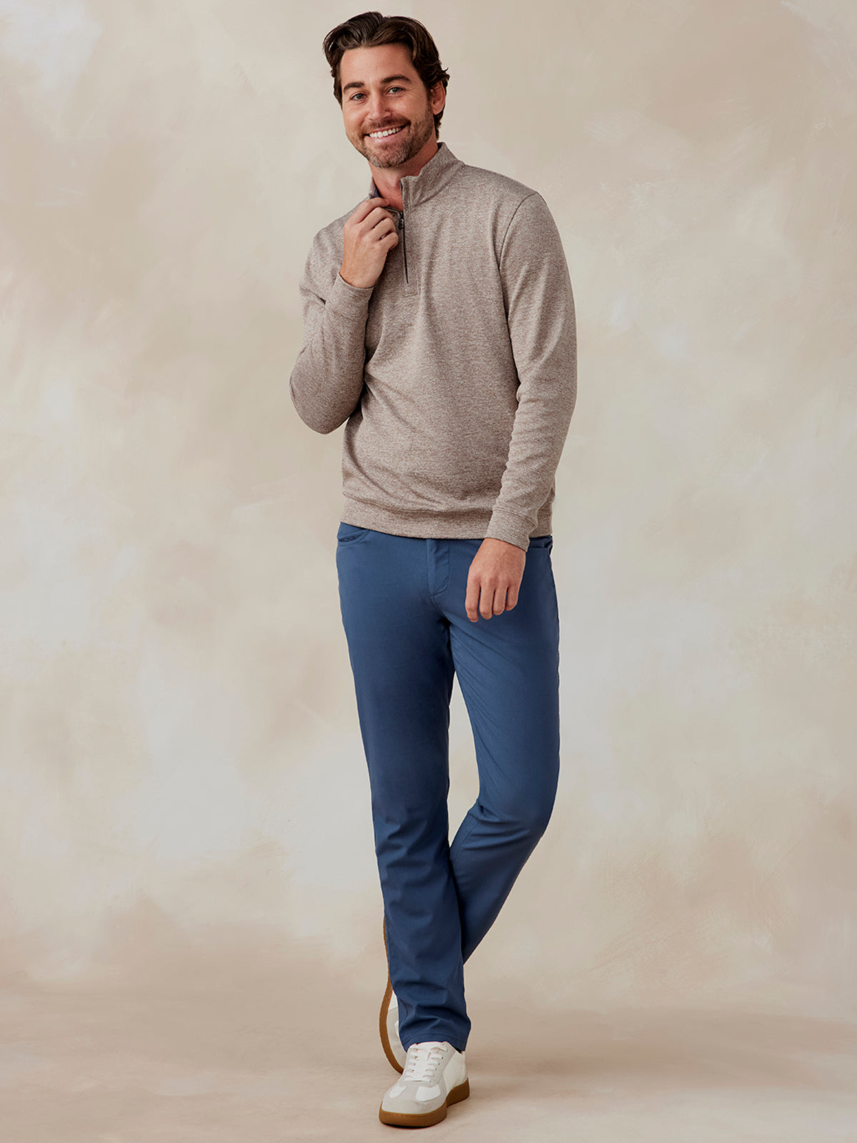 tasc Performance Crest Jacquard Quarter Zip