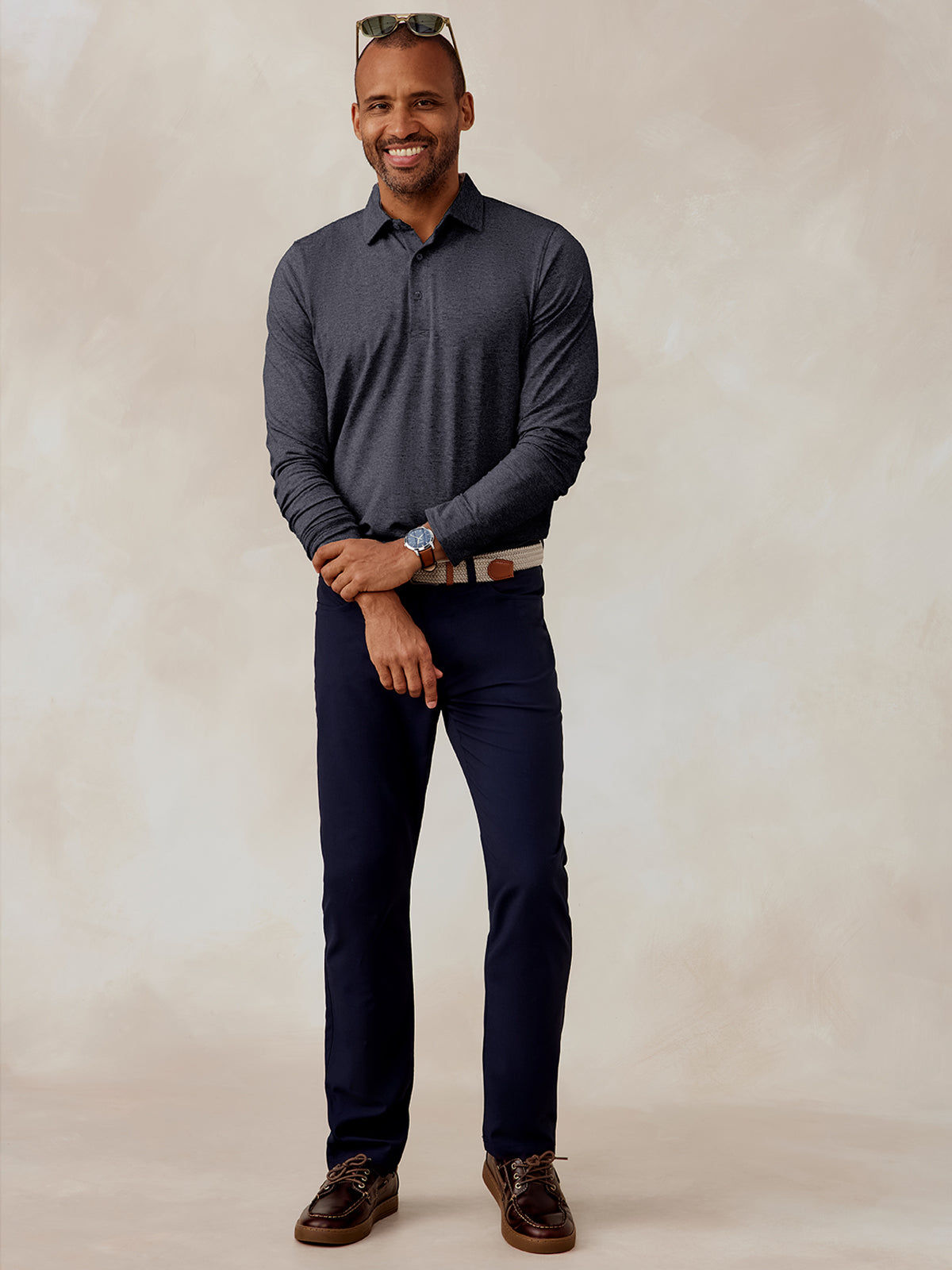 tasc Performance Westport Long Sleeve Polo
