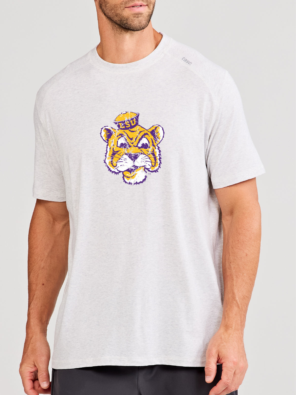 tasc Performance Carrollton Fitness T-Shirt - Marble Heather
