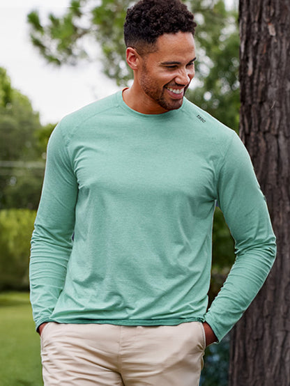 tasc Performance Carrollton Long Sleeve T-Shirt - Meadowbrook Heather