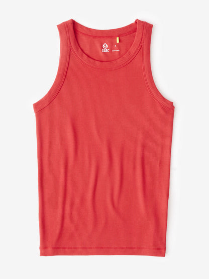 tasc Performance MicroLuxe Rib Tank - Racing Red