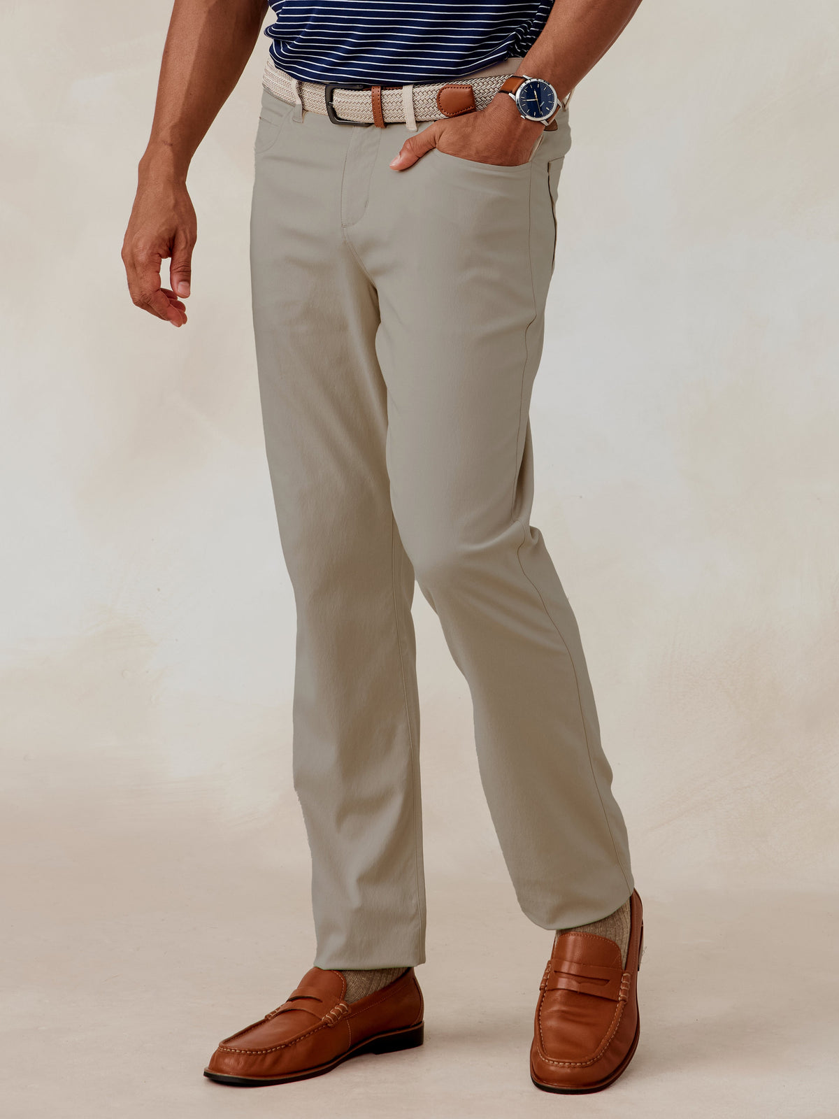 tasc Performance Motion Pant Straight Fit - Mid-Khaki