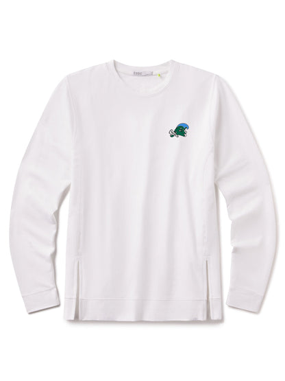 tasc Performance Riverwalk French Terry Sweatshirt - White