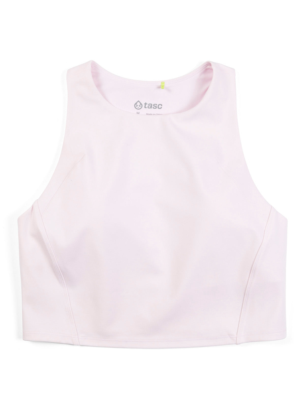 tasc Performance Sculptive Crop Tank with Built-in Bra