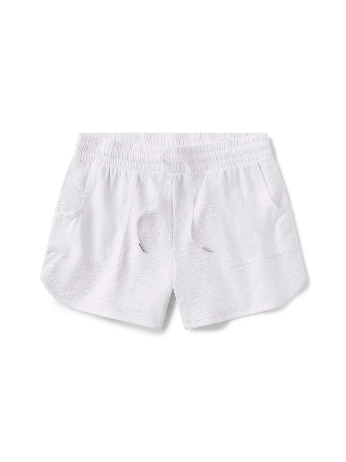 tasc Performance Villa Knit Seersucker Short - White