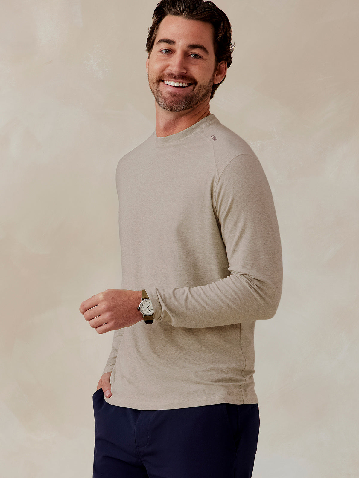 tasc Performance Carrollton Long Sleeve T-Shirt - Gray Oak Heather