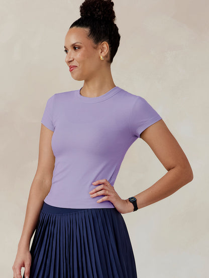 tasc Performance Microluxe Rib Short Sleeve