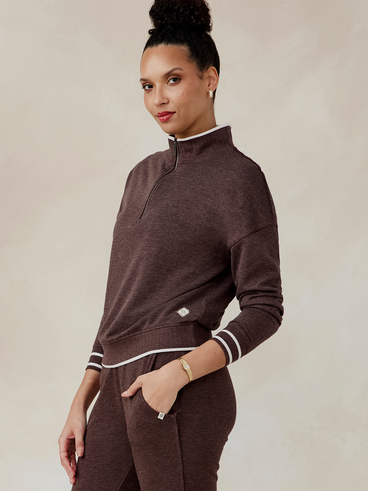 tasc Performance Stadium French Terry Half Zip