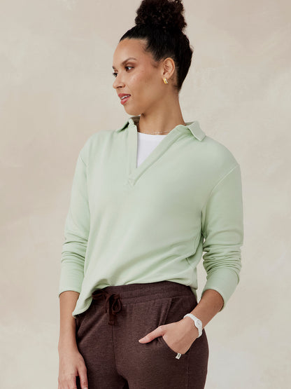 tasc Performance French Terry Polo Sweatshirt