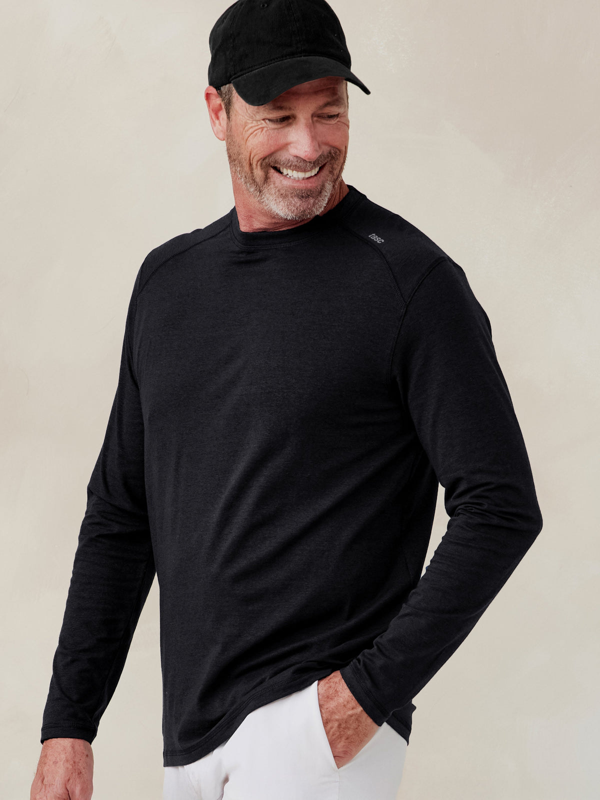 tasc Performance Carrollton Long Sleeve T-Shirt - Black
