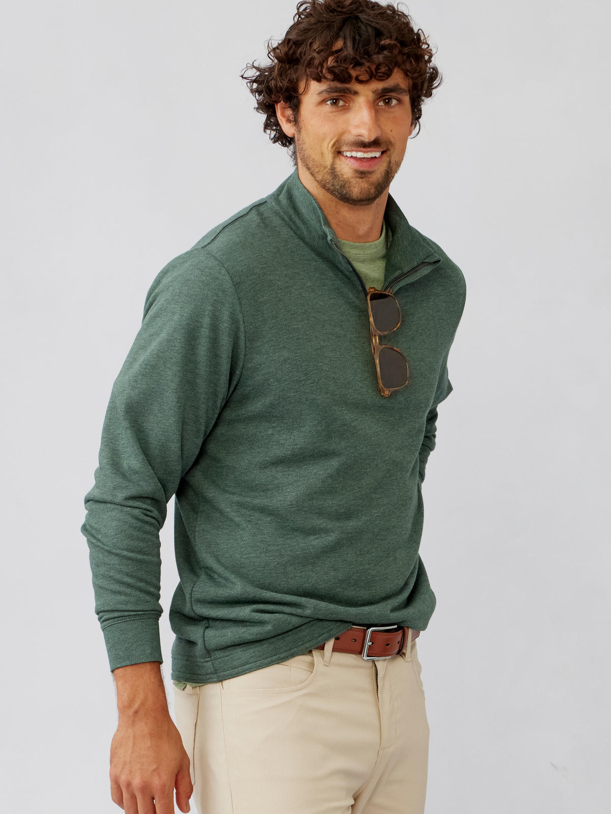 tasc Performance Stadium French Terry Quarter Zip