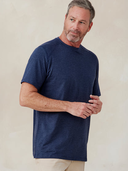 tasc Performance Carrollton T-Shirt - Classic Navy Heather
