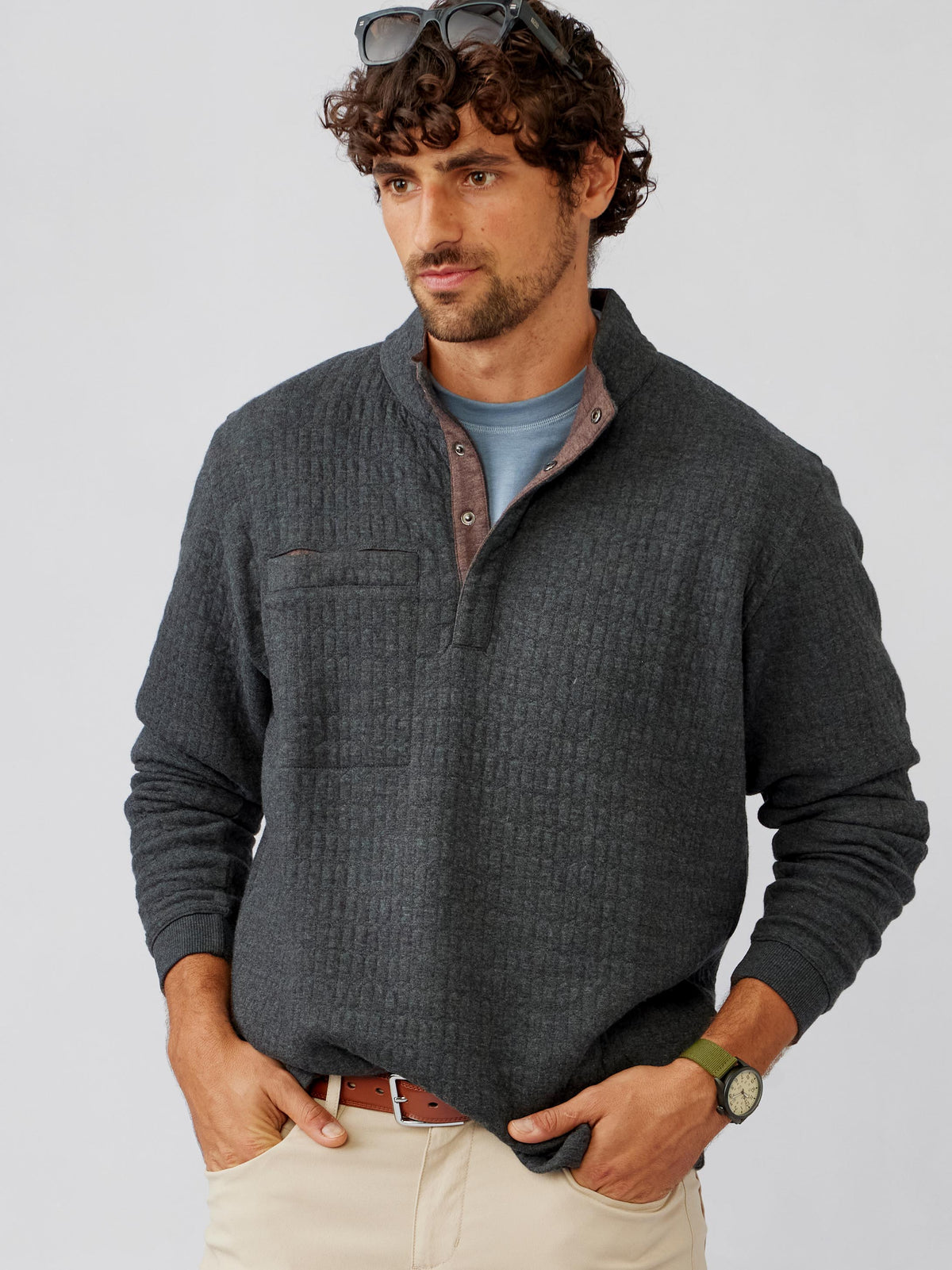 tasc Performance Main Line Quilt Pullover