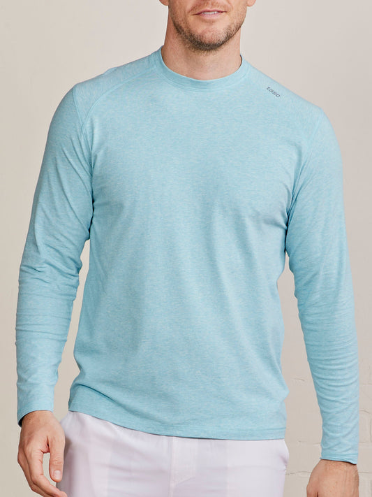 tasc Performance Carrollton Long Sleeve T-Shirt - Waterfall Heather