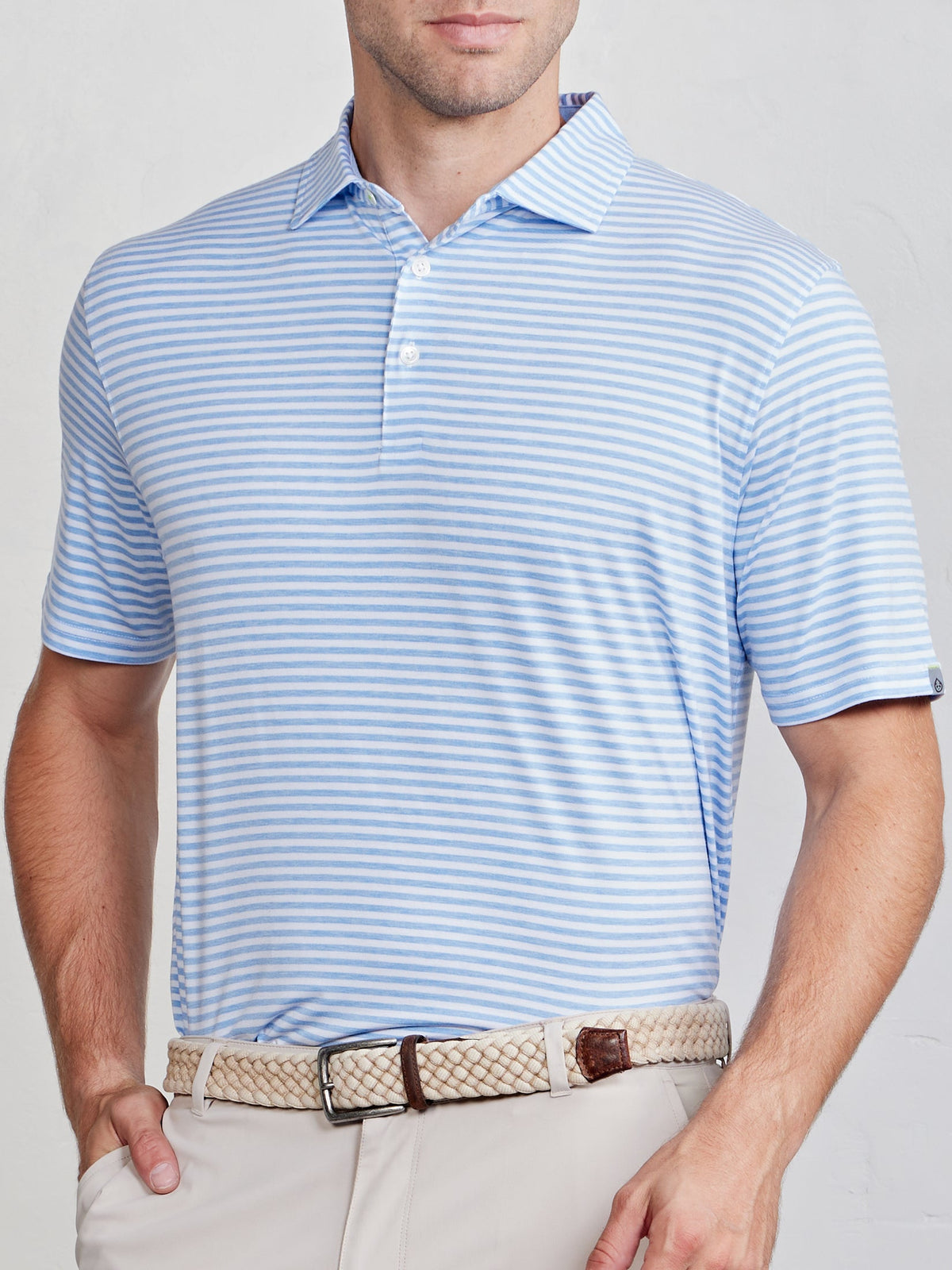 tasc Performance Cloud Polo - Air Stripe