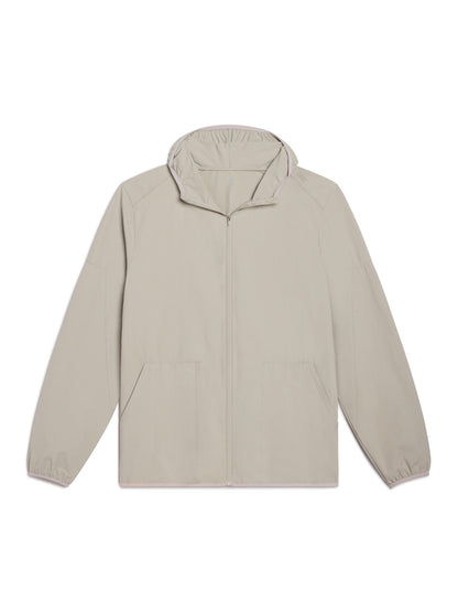 tasc Performance Swift Lightweight Hooded Windbreaker Jacket - Shale