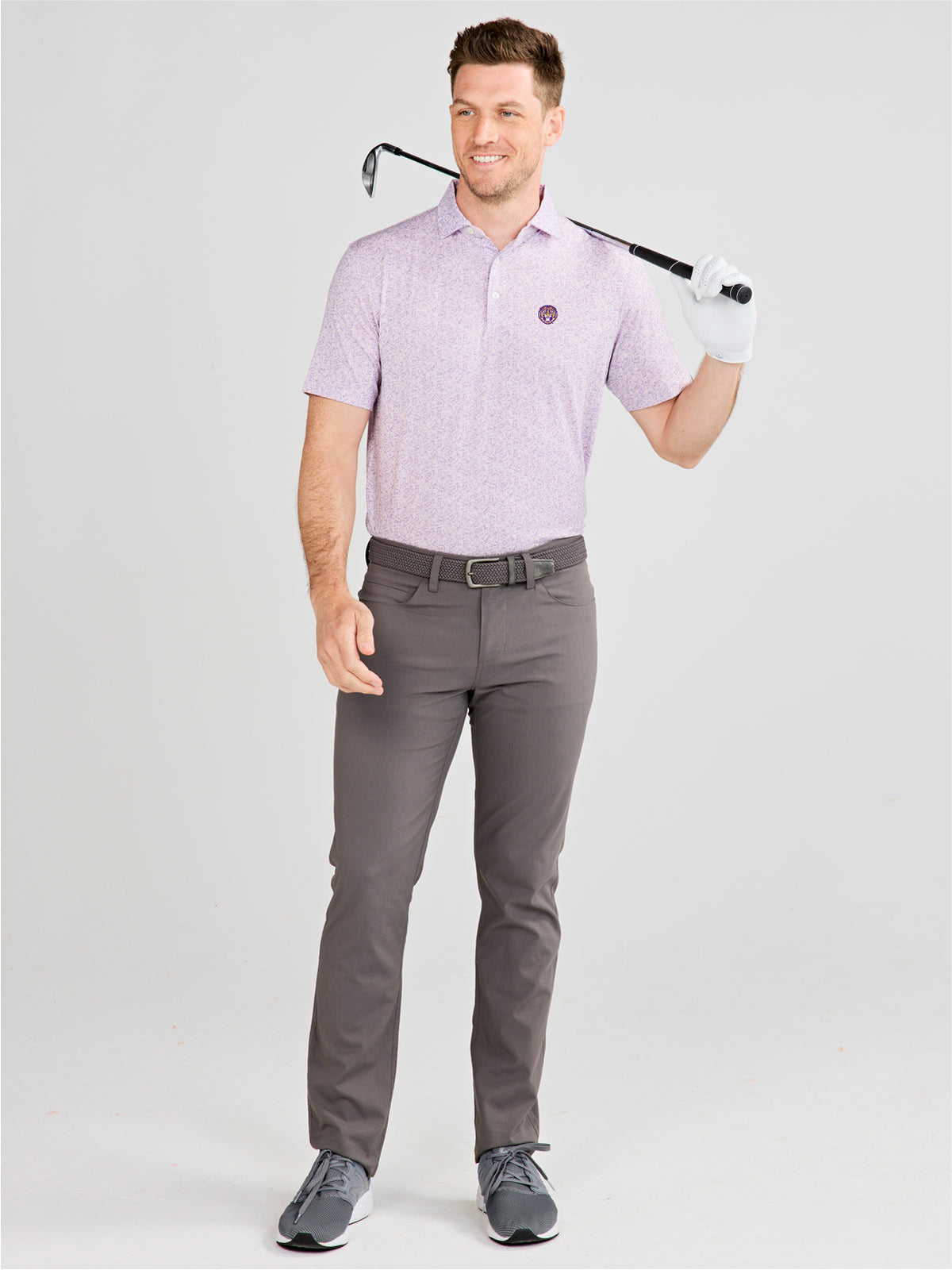 tasc Performance Cloud Lightweight Polo Palms - LSU