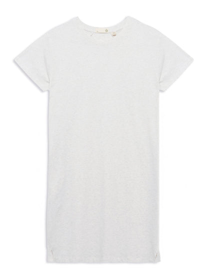 tasc Performance All Day T-Shirt Dress - Coconut Heather