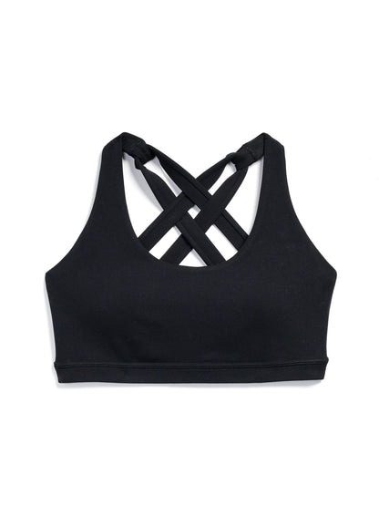 tasc Performance Sculptive Flow Sports Bra - Black