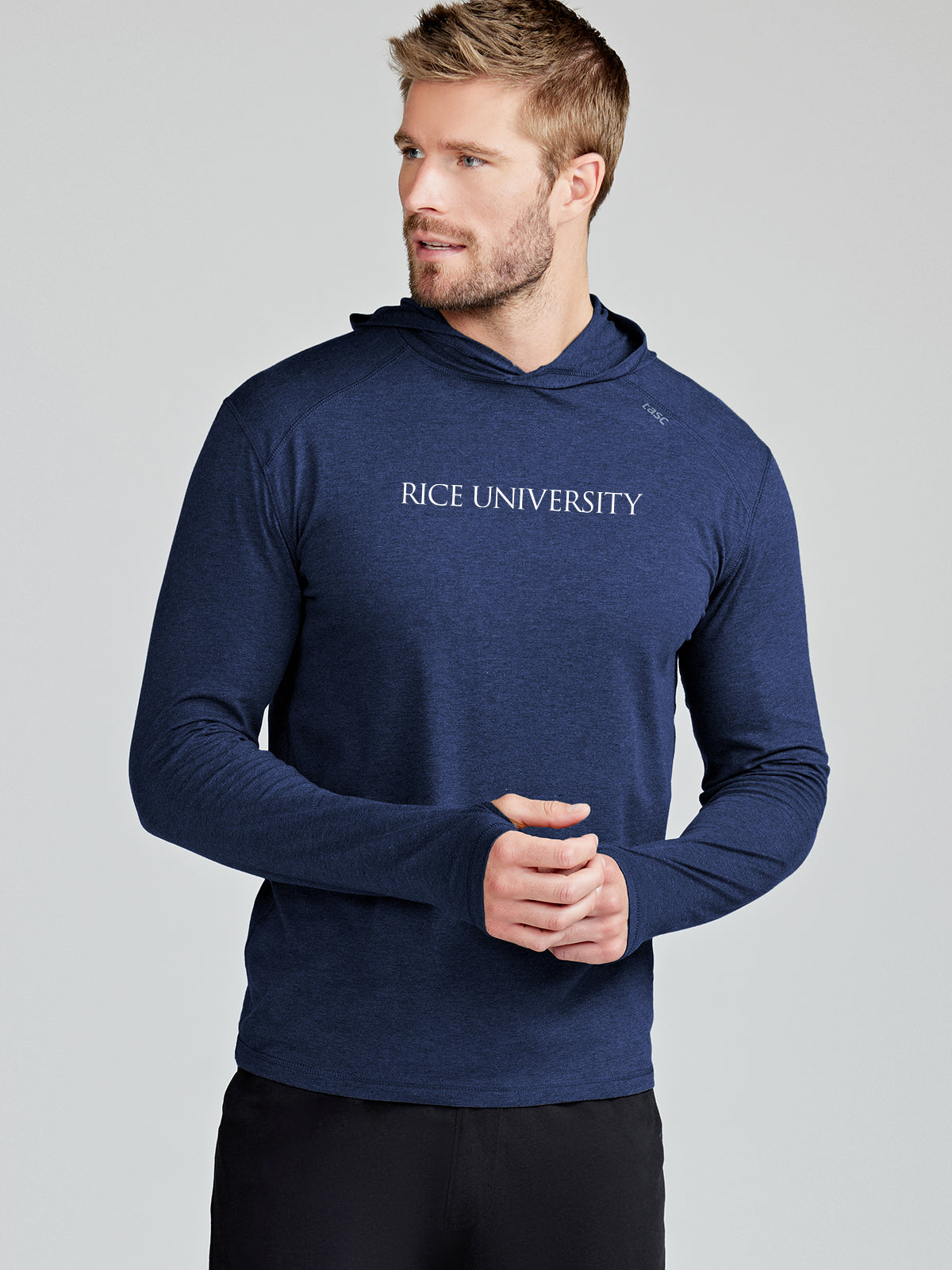 tasc Performance Carrollton Lightweight Hoodie - Rice University