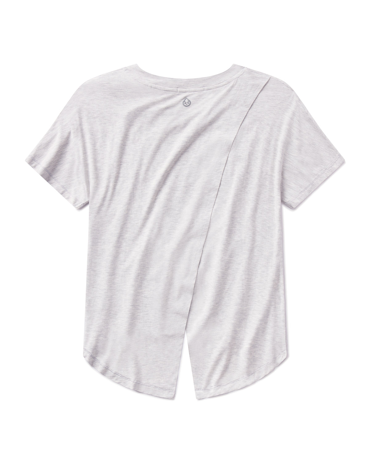 tasc Performance Uptown Luxe Cross Back T-Shirt - Light Heather Gray