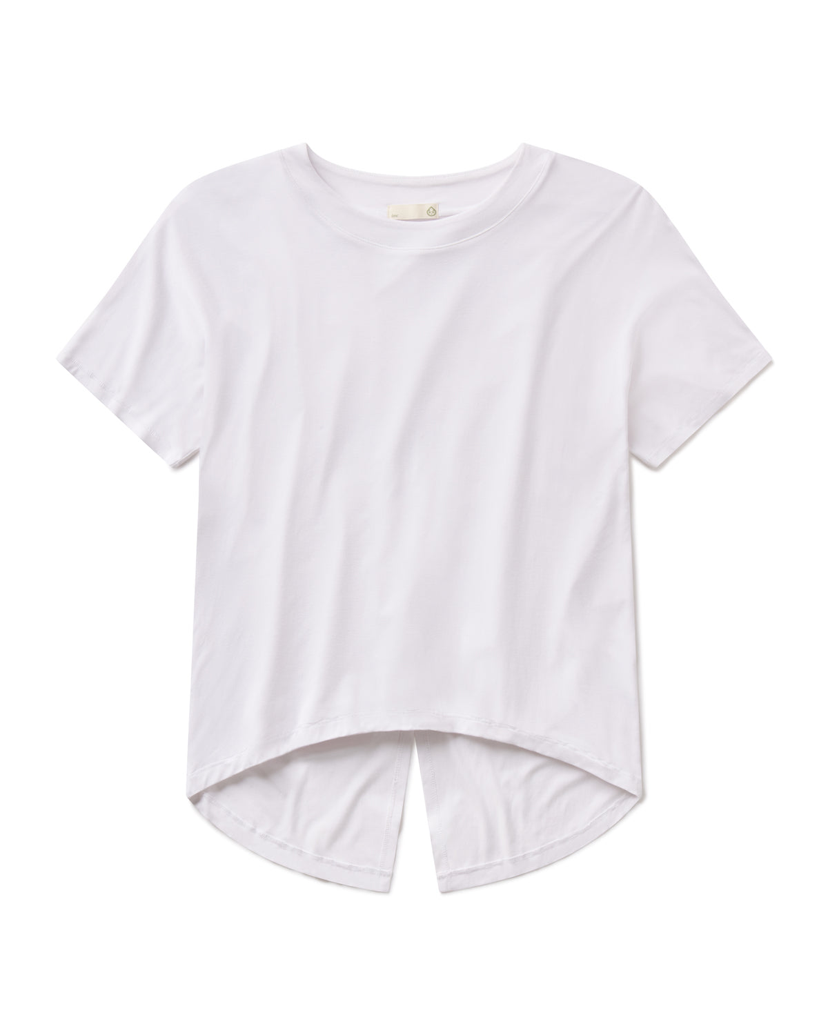 tasc Performance Uptown Luxe Cross Back T-Shirt - White