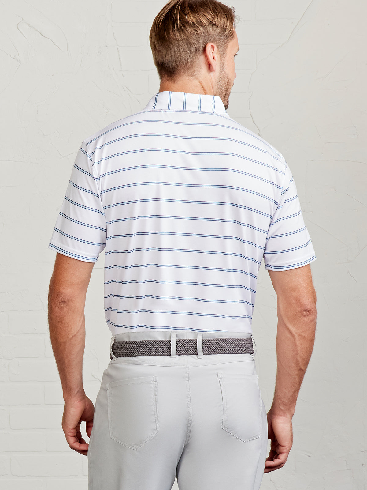 tasc Performance Cloud Polo - Patriot Stripe