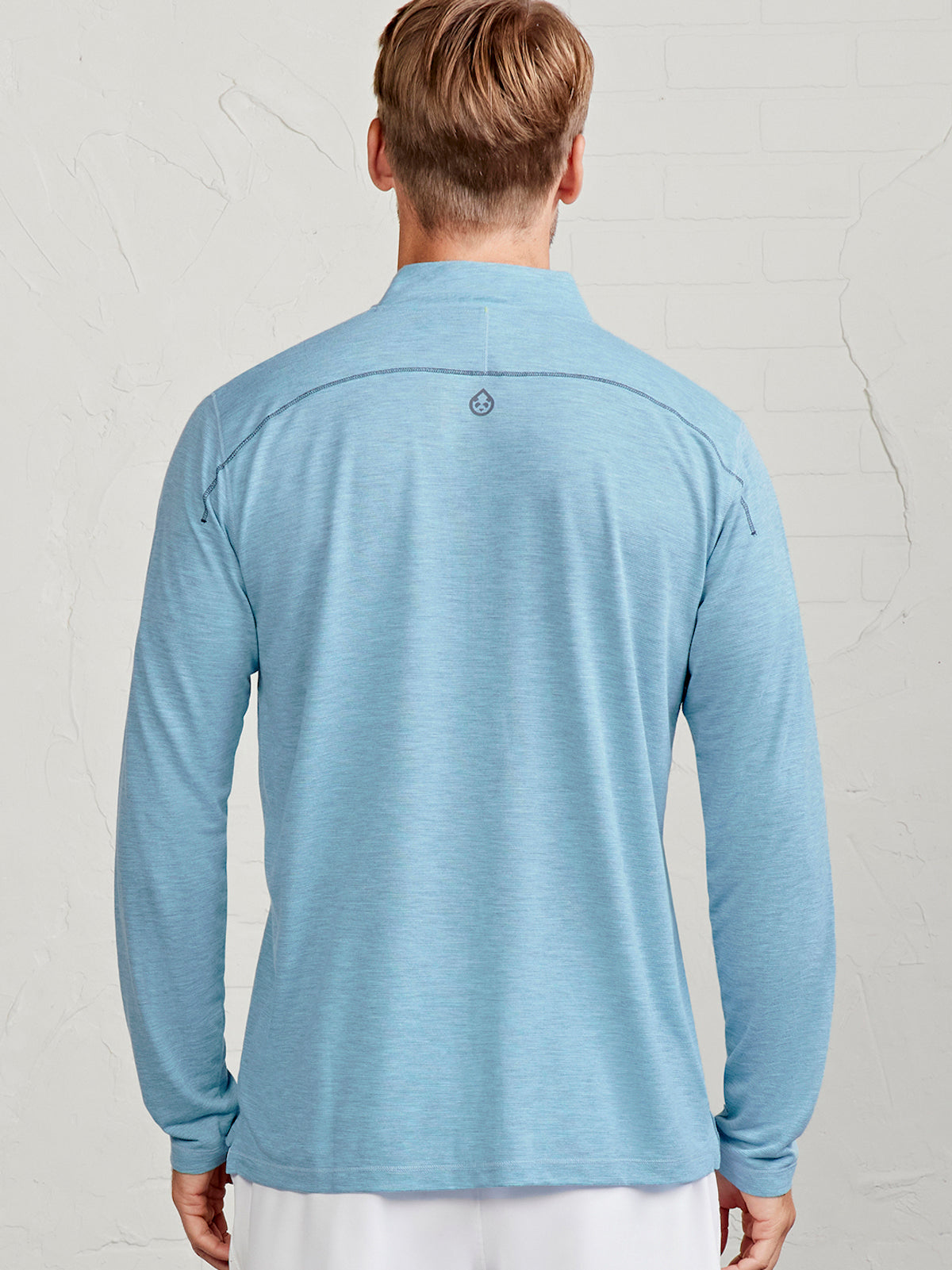 tasc Performance MicroAir Performance Mesh 1/4 Zip - Geyser Heather
