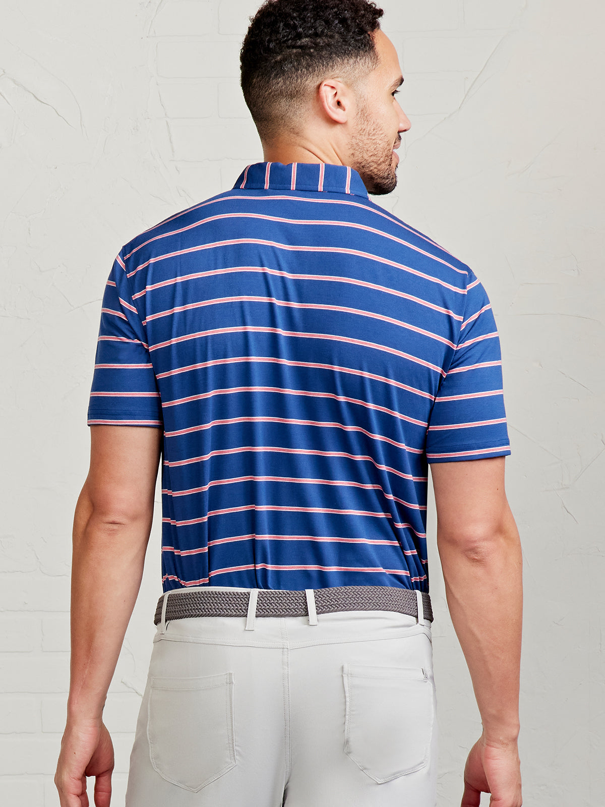 tasc Performance Cloud Polo - Patriot Stripe