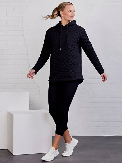 tasc Performance Unstoppable Soft Quilt Hooded Tunic
