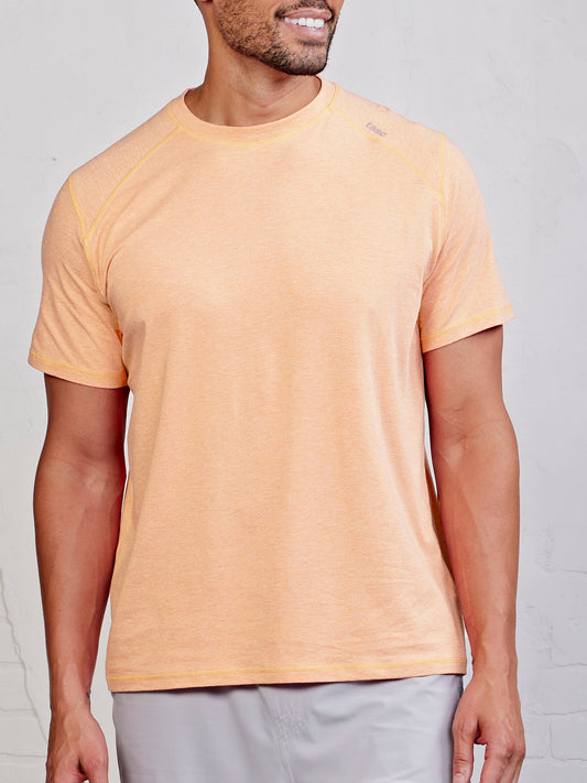 tasc Performance Carrollton T-Shirt Jaspe - Papaya Jaspe